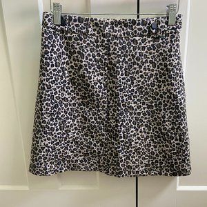 Cheetah print skirt